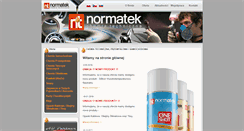 Desktop Screenshot of normatek.pl